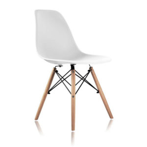 Silla estilo Eames Blanco