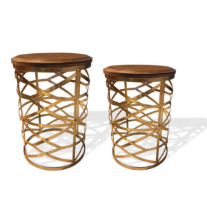 JUEGO 2 MESAS DECORATIVAS