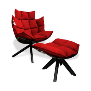 BUTACA PALINURO ITALIAN CONCEPT BASE NEGRA/ROJA C/REPOSAPIES