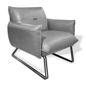 BUTACA PIEL GRIS / NEW TREND CONCEPTS ITALIA