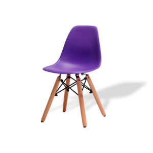 SILLA ESTILO EAMES PURPLE KIDS