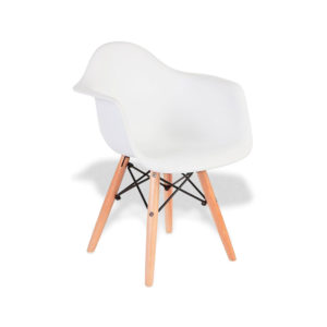SILLA ESTILO EAMES WHITE KIDS