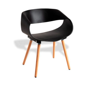 SILLA TENDEZA MOBILIA / NEGRO