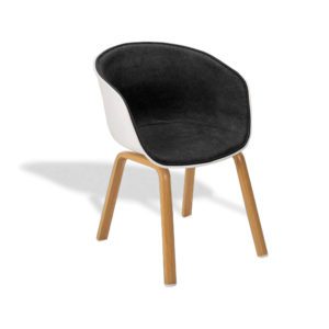 SILLA TENDEZA MOBILIA NEGRO